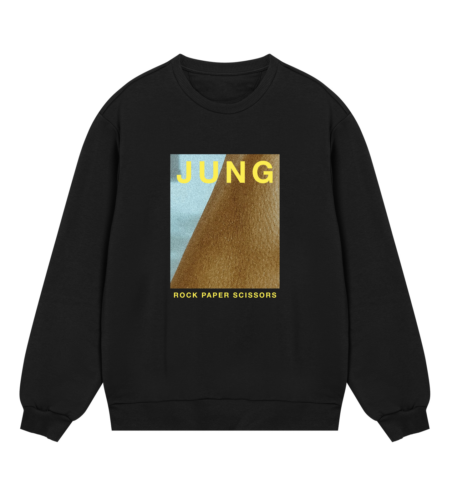 ROCK PAPER SCISSORS SWEATER BLACK